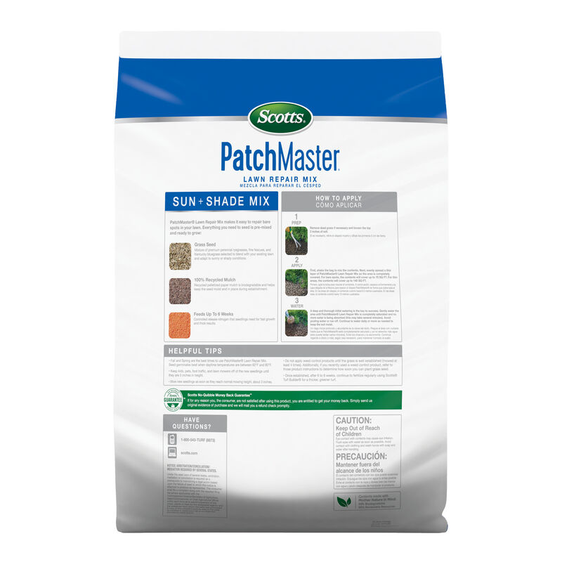 Scotts® PatchMaster® Lawn Repair Mix Sun + Shade Mix image number null